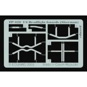 US Headlight Guards (Sherman), 1/35 - Eduard Accessories TP028 US Headlight Guards (Sherman), 1/35 - Eduard Accessories TP028