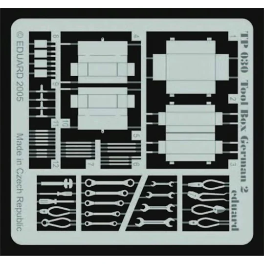 Tool Box German 2, 1/35 - Eduard Accessories TP030