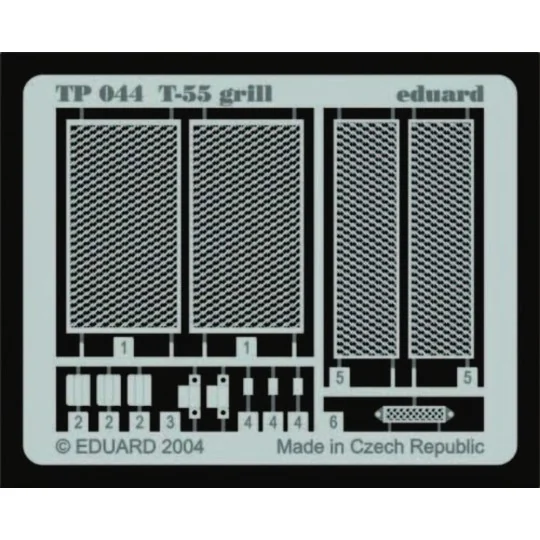 T-55 Grill, 1/35 - Eduard Accessories TP044