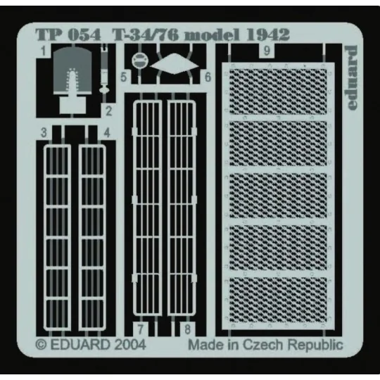 T-34/76 Model 1942, 1/35 - Eduard Accessories TP054