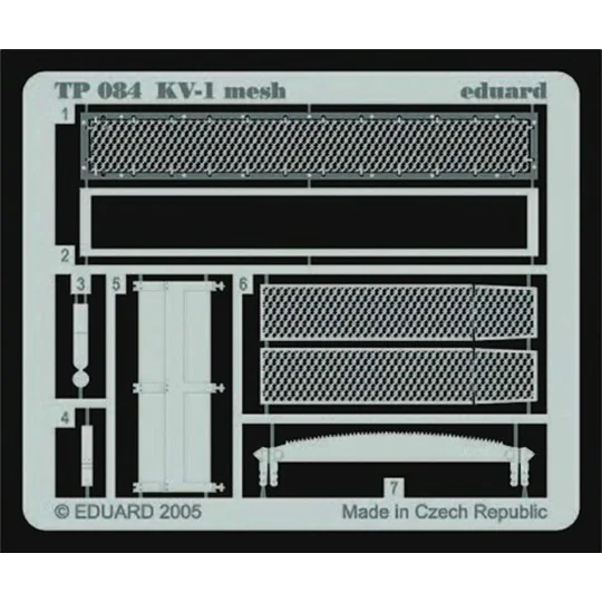 KV-1 mesh für Trumpeter Bausatz - Eduard Accessories TP084