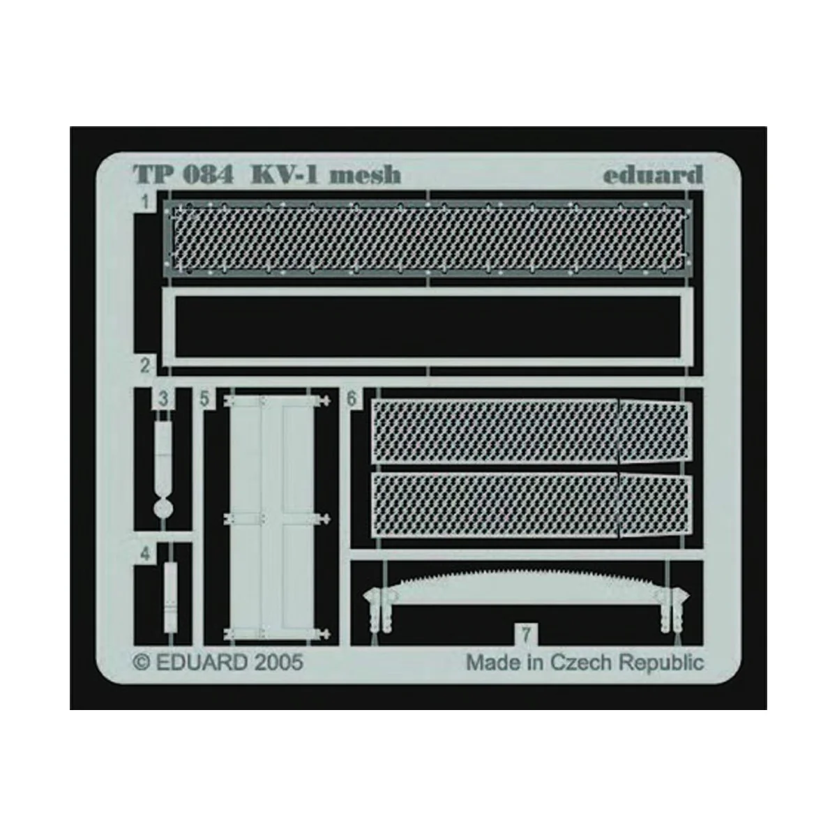 KV-1 mesh für Trumpeter Bausatz - Eduard Accessories TP084