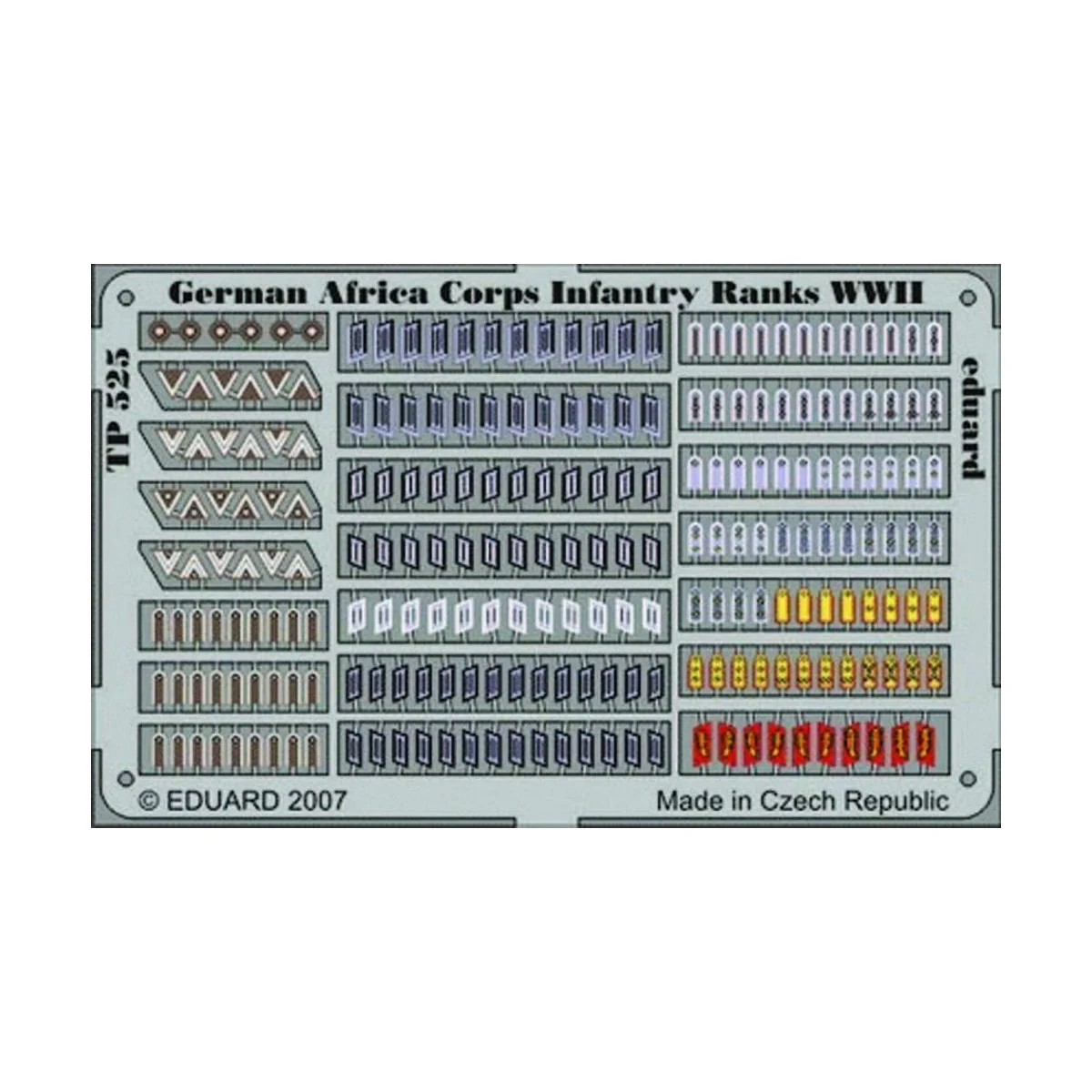 German Africa Corps Infantry Ranks WWII, 1/35 - Eduard Accessories ... German Africa Corps Infantry Ranks WWII, 1/35 - Eduard Accessories ...