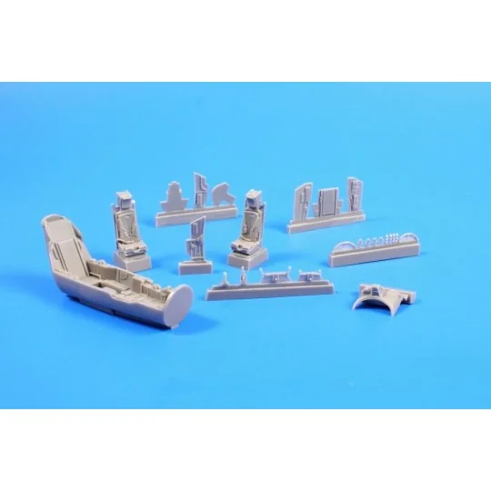 Folland Gnat T.1 - Interior set, 1/48 - CMK 129-4325 Folland Gnat T.1 - Interior set, 1/48 - CMK 129-4325