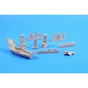 Folland Gnat T.1 - Interior set, 1/48 - CMK 129-4325 Folland Gnat T.1 - Interior set, 1/48 - CMK 129-4325