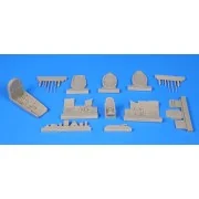 Spitfire Mk.I- 1/48 Interior Set, 1/48 - CMK 129-4336 Spitfire Mk.I- 1/48 Interior Set, 1/48 - CMK 129-4336