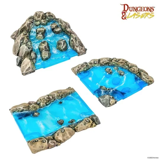 Dungeons & Lasers Expansion Set: MODULAR RIVER - Archon Studio DNL0058