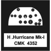 Hawker Hurricane Mk.I-Cockpit Set f.Airf, 1/48 - CMK 129-4352