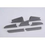 J2M3 Raiden (JACK)-Control surface set for Hasewgawa kit - CMK 129-...