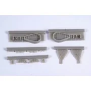 J2M3 Raiden (Jack)-Untercarriage Set - CMK 129-4371