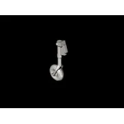 Blenheim Mk.I/IF Tailwheel with strengthened leg - CMK 129-4379