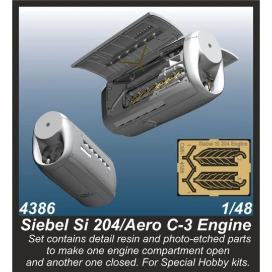 Siebel Si 204/Aero C-3 Engine, 1/48 - CMK 129-4386