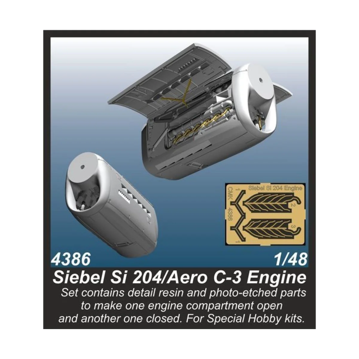 Siebel Si 204/Aero C-3 Engine - CMK 129-4386