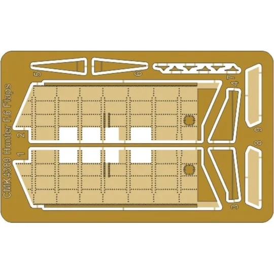 Hawker Hunter F.6 Flaps Correction Set - CMK 129-4389