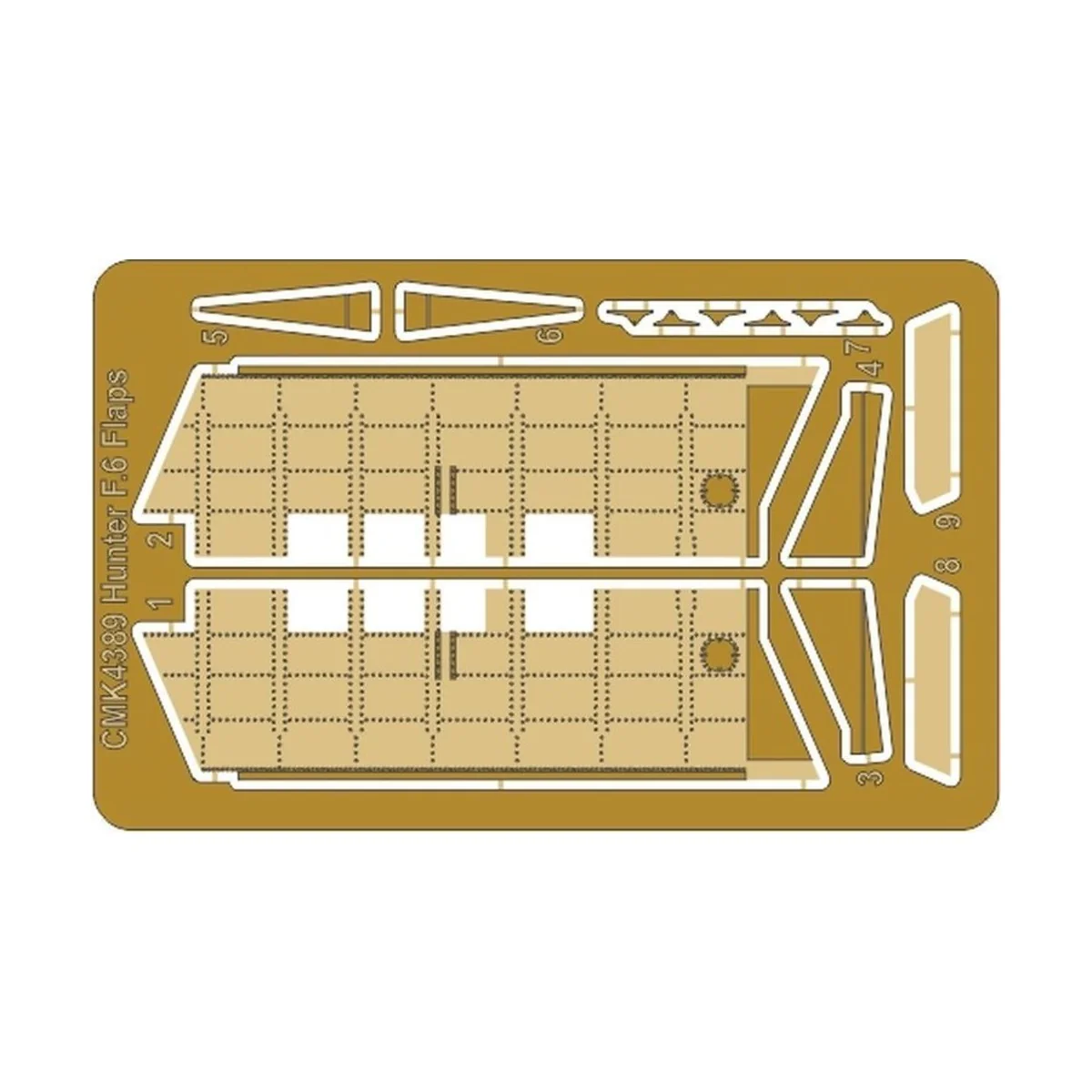 Hawker Hunter F.6 Flaps Correction Set, 1/48 - CMK 129-4389
