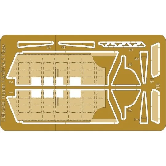 Hawker Hunter F.6A/FGA.9 Flaps Correction Set - CMK 129-4390