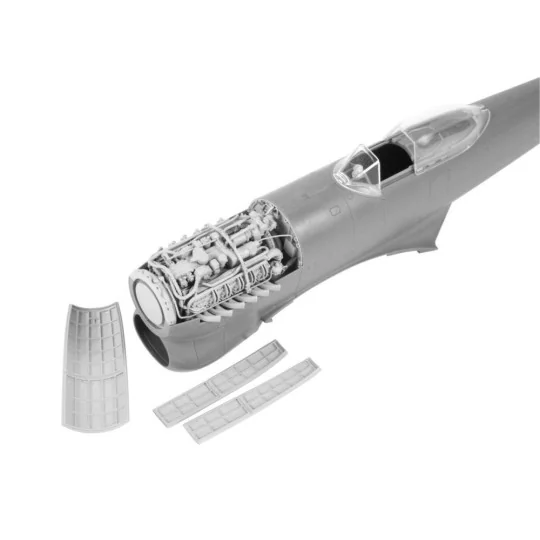 Tempest Napier Sabre engine(upper half), 1/48 - CMK 129-4393 Tempest Napier Sabre engine(upper half), 1/48 - CMK 129-4393