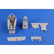 F-104G/S Starfighter Cockpit + MB.7 Ejection Seat for Kinetic, 1/48... F-104G/S Starfighter Cockpit + MB.7 Ejection Seat for Kinetic, 1/48...