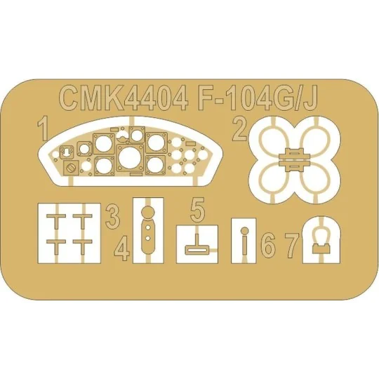 F-104G/S Starfighter Cockpit + MB.7 Ejection Seat for Kinetic - CMK...