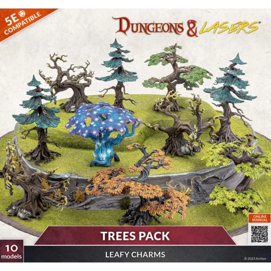 Dungeons & Lasers Expansion Set: TREES PACK - Archon Studio DNL0059 Dungeons & Lasers Expansion Set: TREES PACK - Archon Studio DNL0059