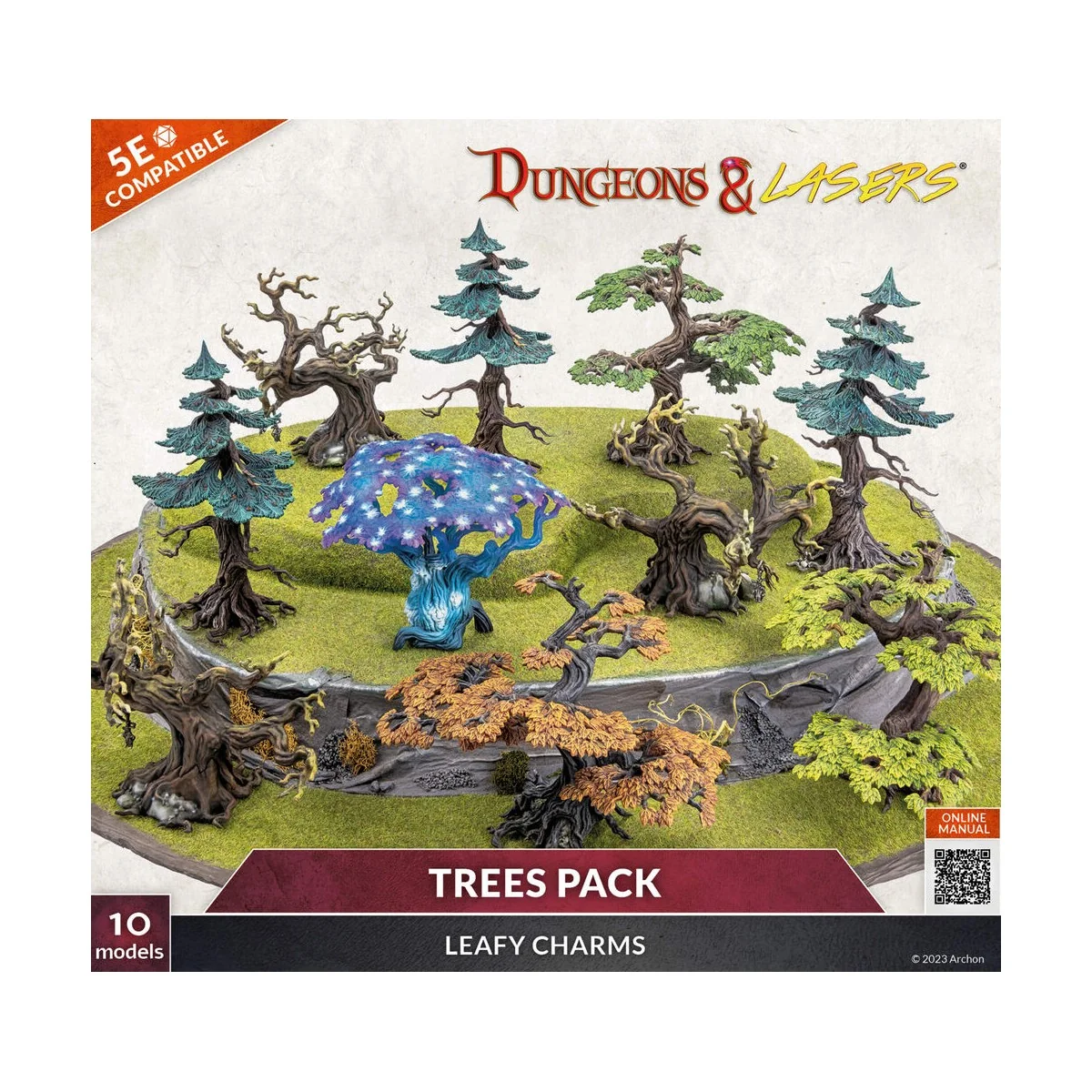 Dungeons & Lasers Expansion Set: TREES PACK - Archon Studio DNL0059 Dungeons & Lasers Expansion Set: TREES PACK - Archon Studio DNL0059