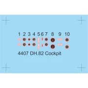 DH.82 Tiger Moth Cockpit Correction Set, 1/48 - CMK 129-4407 DH.82 Tiger Moth Cockpit Correction Set, 1/48 - CMK 129-4407