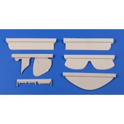 DH.82 Tiger Moth Control Surfaces, 1/48 - CMK 129-4408