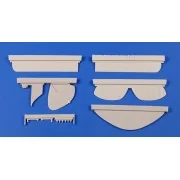 DH.82 Tiger Moth Control Surfaces - CMK 129-4408