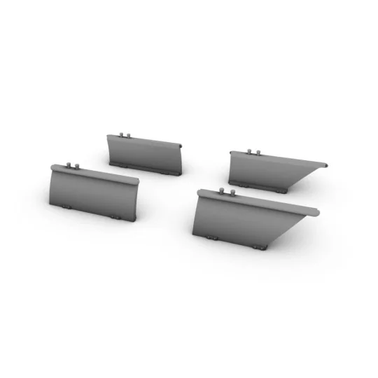 DH.82 Tiger Moth Cockpit Entry Hatches (4pcs, open) - CMK 129-4412