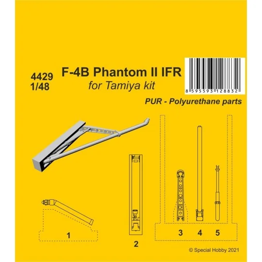 F-4B Phantom IFR (from Tamiya kit), 1/48 - CMK 129-4429 F-4B Phantom IFR (from Tamiya kit), 1/48 - CMK 129-4429