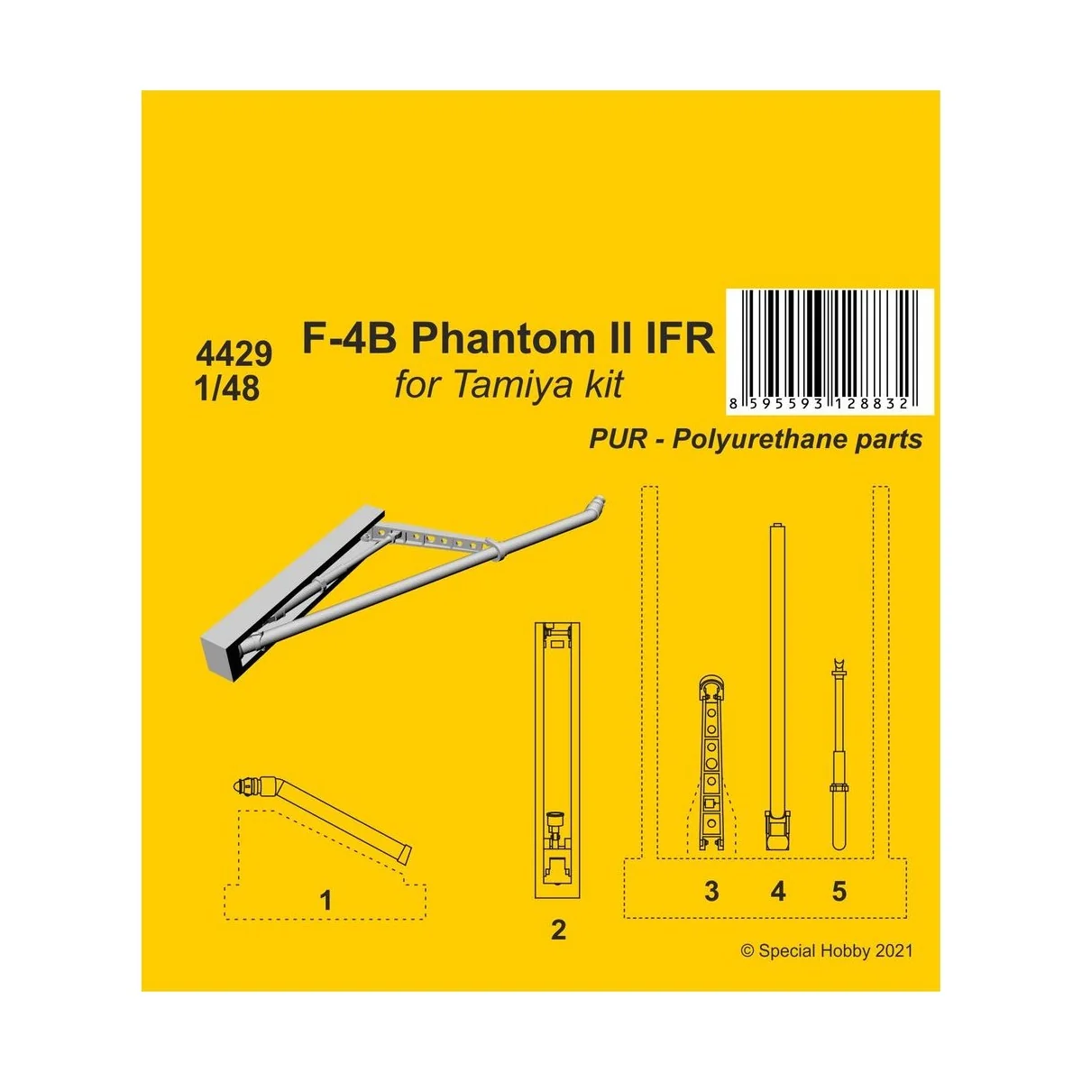 F-4B Phantom IFR (from Tamiya kit) - CMK 129-4429