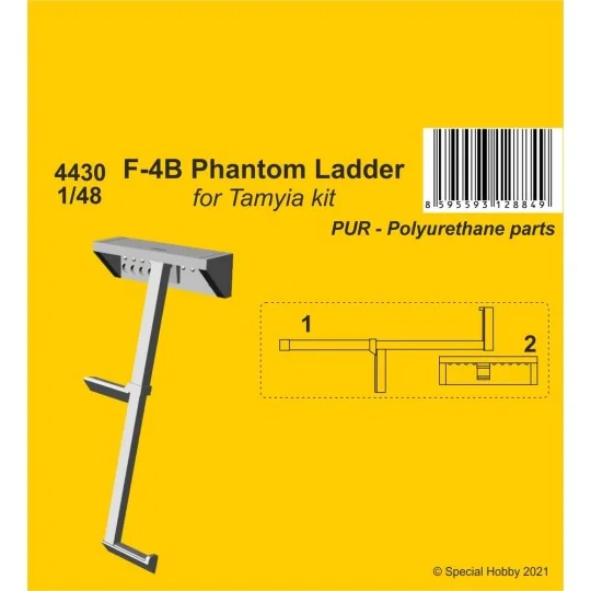 F-4B Phantom Ladder (from Tamiya kit), 1/48 - CMK 129-4430 F-4B Phantom Ladder (from Tamiya kit), 1/48 - CMK 129-4430