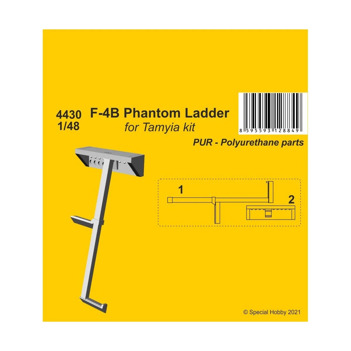 F-4B Phantom Ladder (from Tamiya kit), 1/48 - CMK 129-4430 F-4B Phantom Ladder (from Tamiya kit), 1/48 - CMK 129-4430