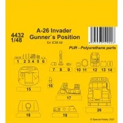 A-26 Invader Gunner's Position, 1/48 - CMK 129-4432