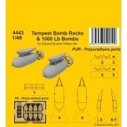 Tempest Bomb Racks & 1000 Lb Bombs - CMK 129-4443