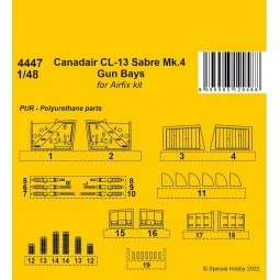 Canadair CL-13 Sabre Mk.4 Gun Bays 1/48 / for Airfix kit, 1/48 - CM...