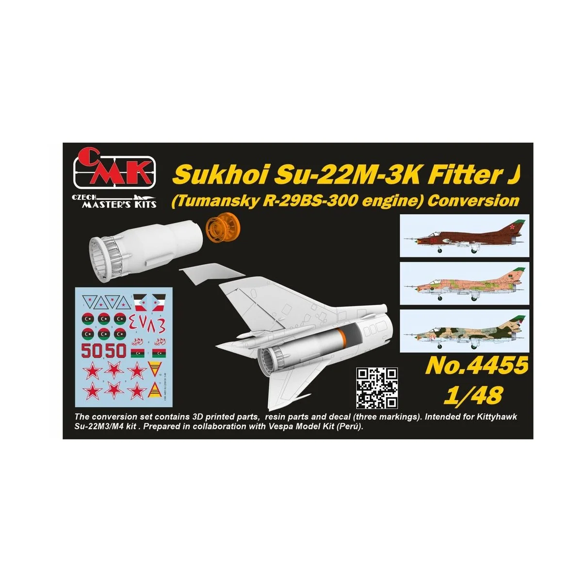 Sukhoi Su-22M-3K Fitter J (Tumansky R-29BS-300 engine) Conversion, ...