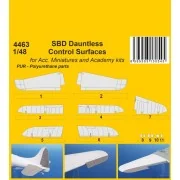 SBD Dauntless Control Surfaces / for Acc. Miniartures and Academy k... SBD Dauntless Control Surfaces / for Acc. Miniartures and Academy k...