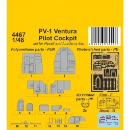 PV-1 Ventura Pilot Cockpit - CMK 129-4467