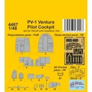PV-1 Ventura Pilot Cockpit, 1/48 - CMK 129-4467