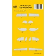 PV-1 Ventura Control Surfaces, 1/48 - CMK 129-4468 PV-1 Ventura Control Surfaces, 1/48 - CMK 129-4468