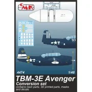 TBM-3E Avenger Conversion Set / for Accurate/Academy kits, 1/48 - C...