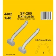 SF-260 Exhausts / for SH kits, 1/48 - CMK 129-4482