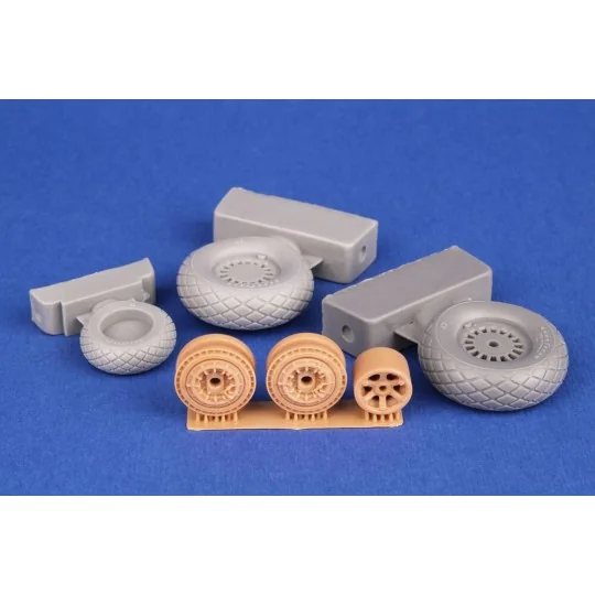 B-26B/C Marauder Undercarriage Wheels / for ICM kit, 1/48 - CMK 129...