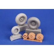 B-26B/C Marauder Undercarriage Wheels / for ICM kit, 1/48 - CMK 129...