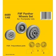 F9F Panther Wheels Set / for Trumpeter kits - CMK 129-4489