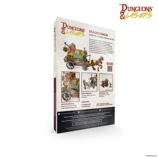 Dungeons & Lasers Miniatures: STAGECOACH - Archon Studio DNL0060