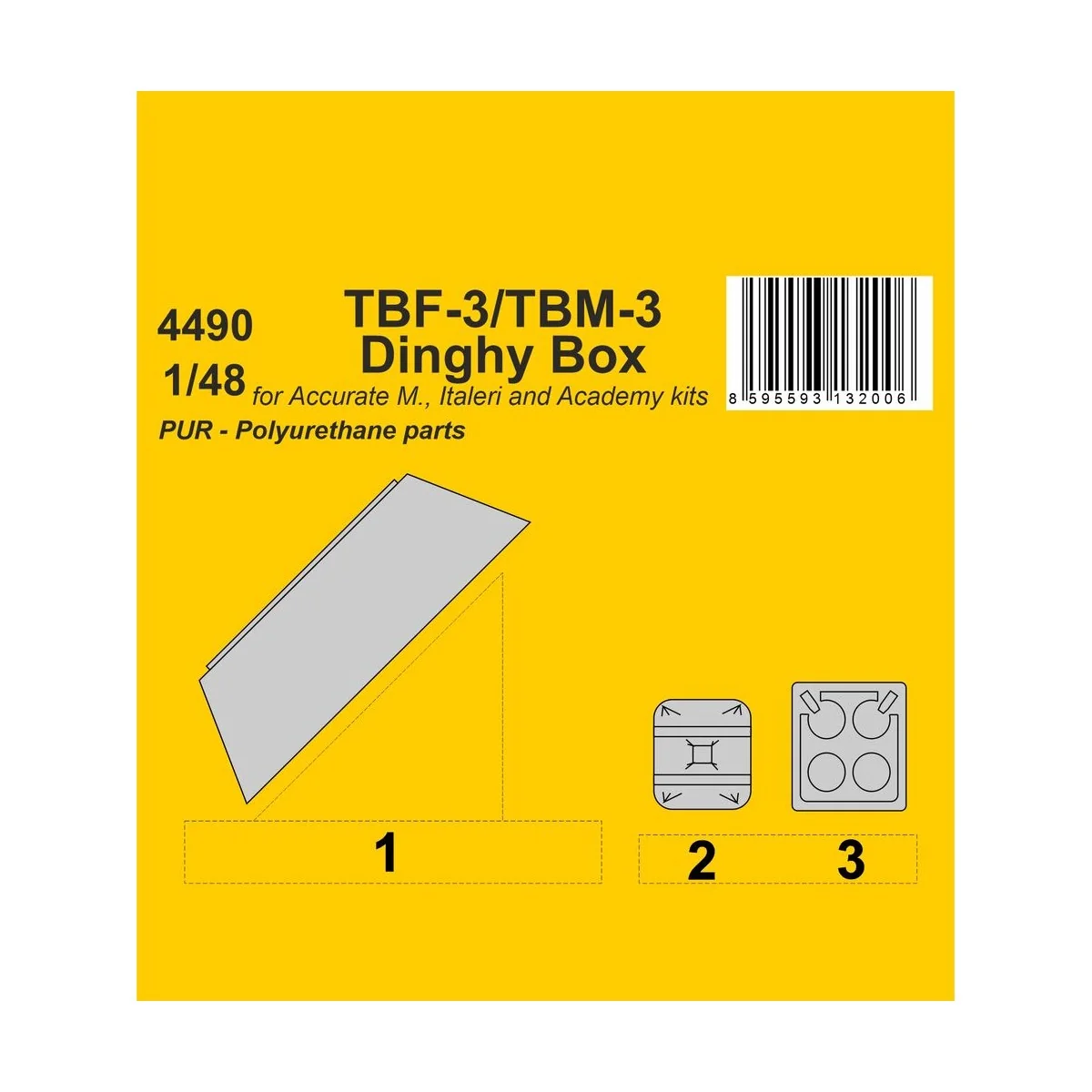 TBF-3/TBM-3 Avenger Dighy Box - CMK 129-4490
