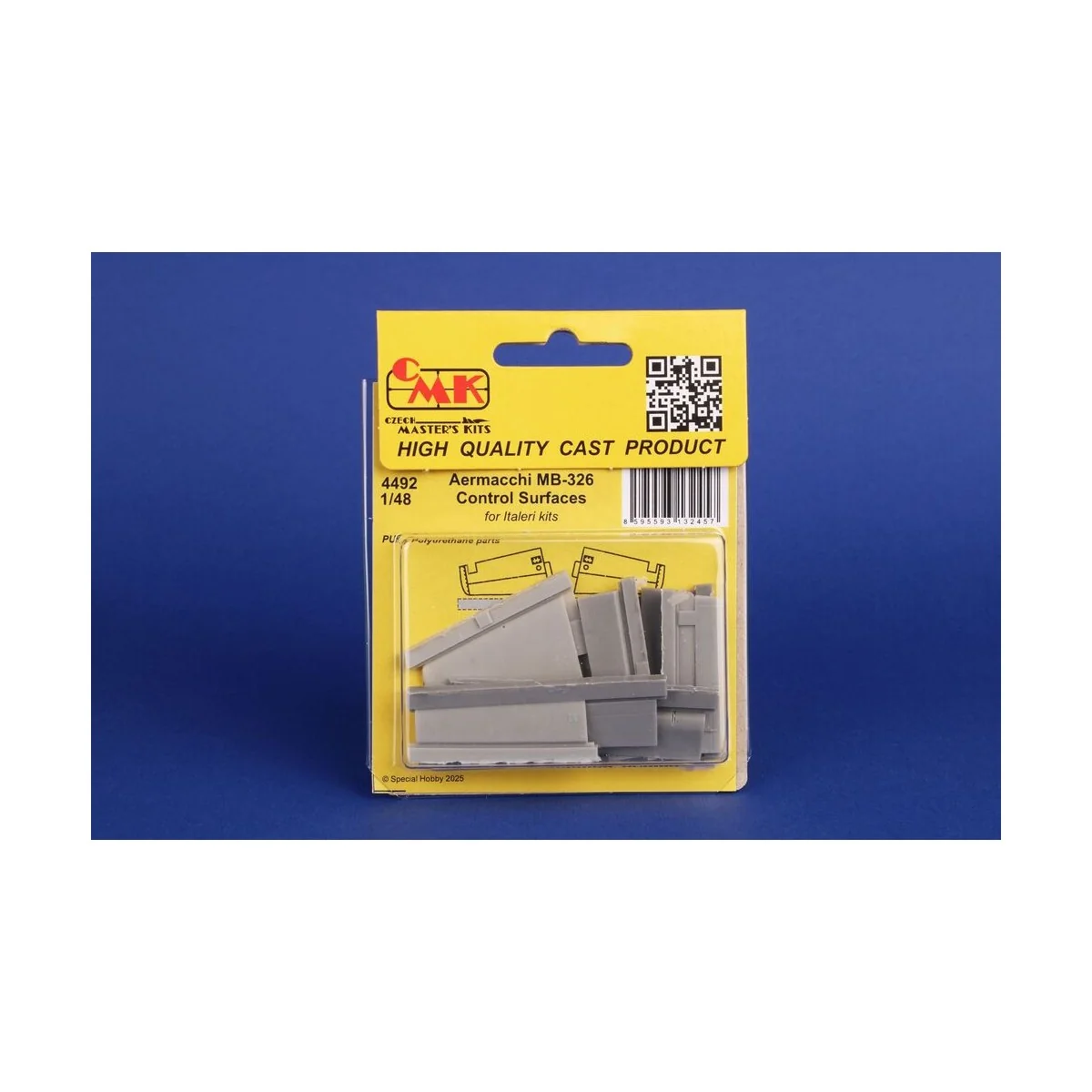 Aermacchi MB-326 Control Surfaces, 1/48 - CMK 129-4492 Aermacchi MB-326 Control Surfaces, 1/48 - CMK 129-4492