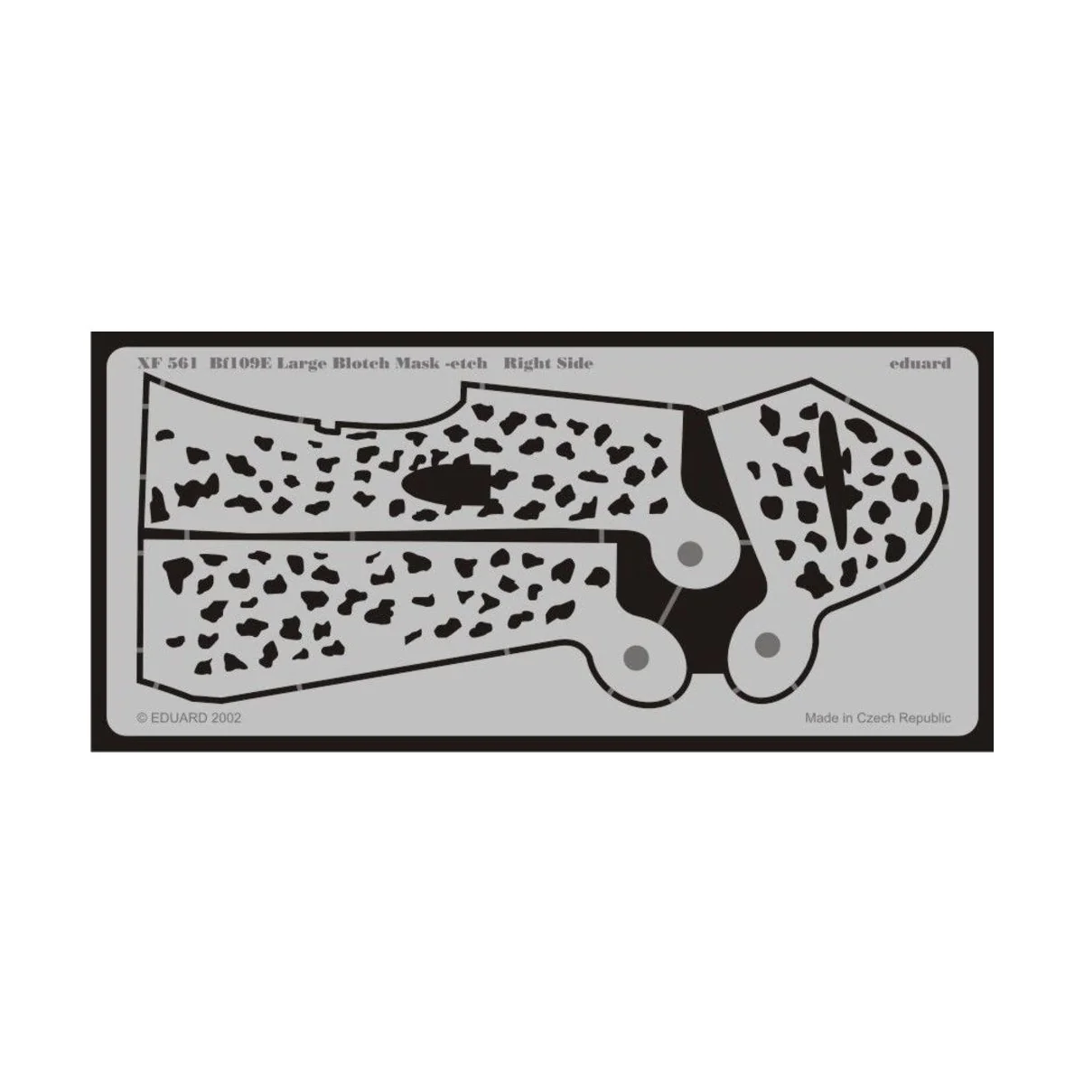 Bf-109E Schablone große Flecken - Eduard Accessories XF561